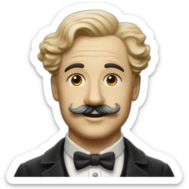 The Charlie Chaplin from Germany sticker