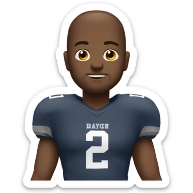 G.O.A.T. with a football sticker