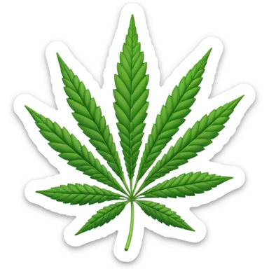 Marijuana sticker