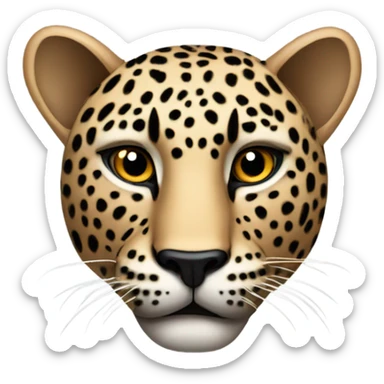 Leopard sticker