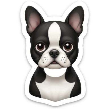 Boston terrier sticker