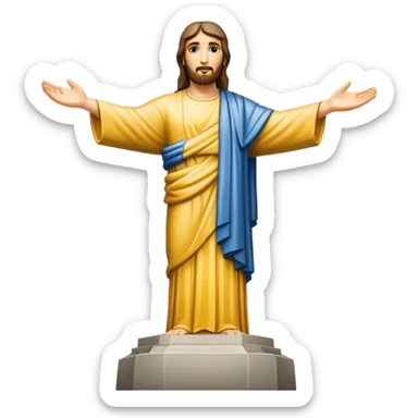 Christ the Redeemer, no frame sticker