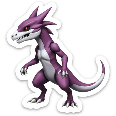 Duskull-Marowak-Darkrai-Genesect-Fakémon-fusion (full body) sticker