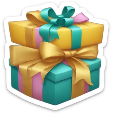 birthday presents sticker