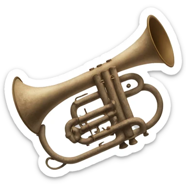 Coralline trumpet rats sticker