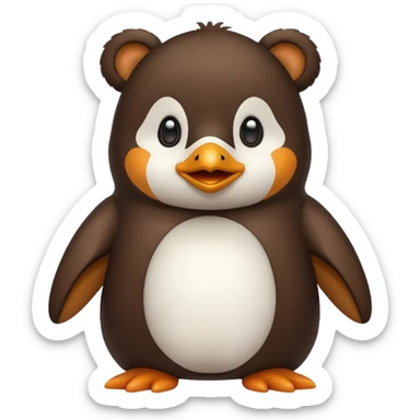 🐻+🐧  merge one emoji  sticker