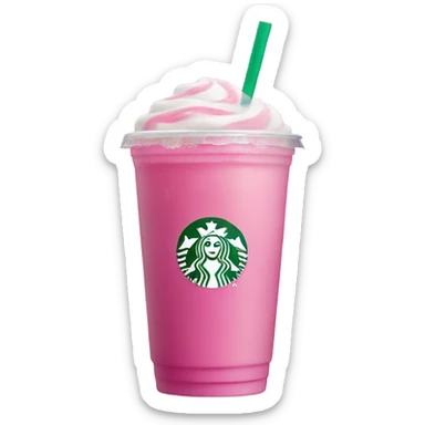 starbucks pink drink sticker