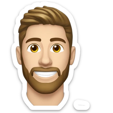 sergio ramos, real madrid, soccer sticker