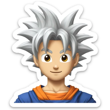 Goku from Dragon ball z sticker