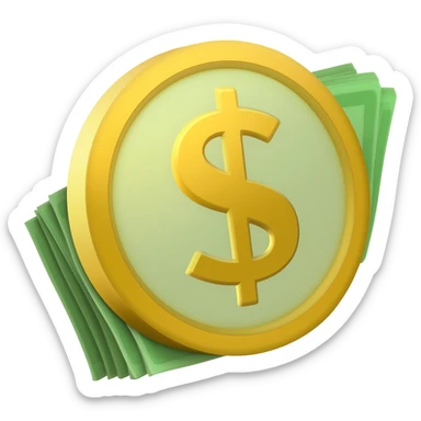 ganar dinero sticker