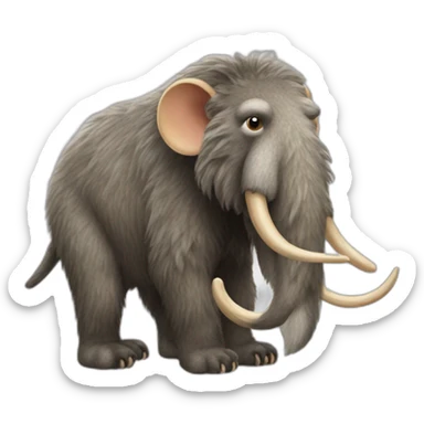 Bus rat woolly mammoth  sticker