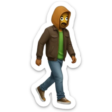 blunt walking sticker