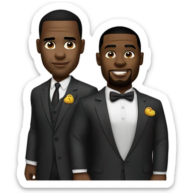 Diddy and 50 cent sticker