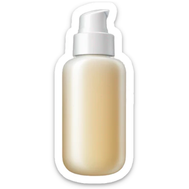 Crème Serum bottle  sticker