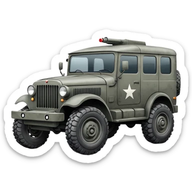 Turkish's Military Car sticker