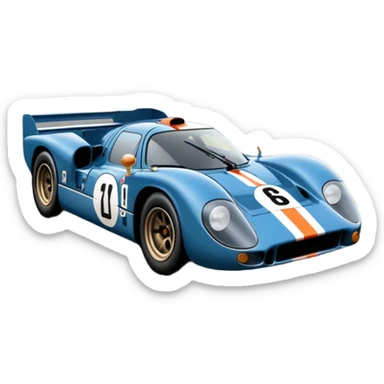 Auto of Le mans sticker