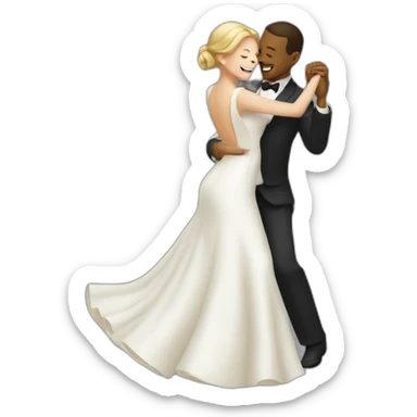 Wedding dance  sticker