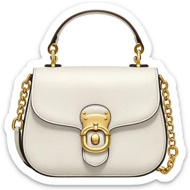 white coach tabby bag sticker