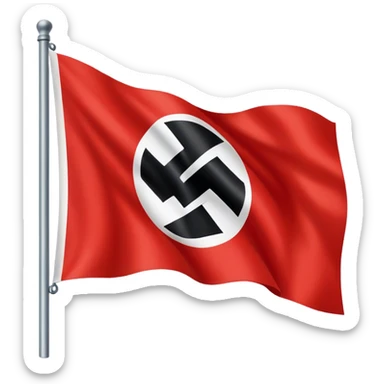 Supreme Nazi flag sticker