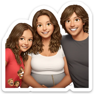 happy moment with friends sticker