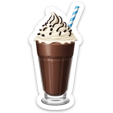 milkshake chocolate oreo sticker