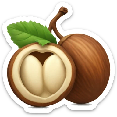 hazelnut involucre sticker