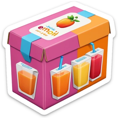 pack of juice sticker