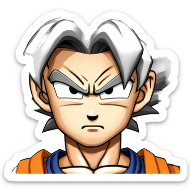 Goku dragon ball z super sayen sticker