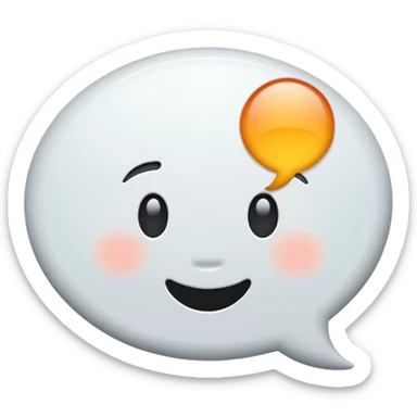 gloss Speech balloon sticker