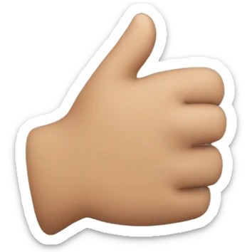 someone holding his arm out straight sticker