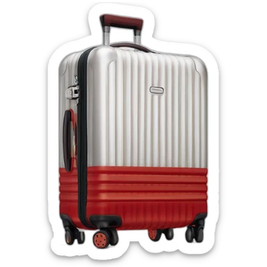 Essential Cabin luggage Red rimowa sticker
