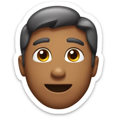 Emoji flirting sticker