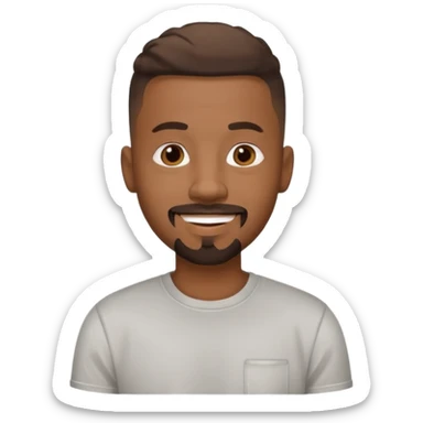 Turn the Photo of the big black dude on the end of the bed into an emoji sticker