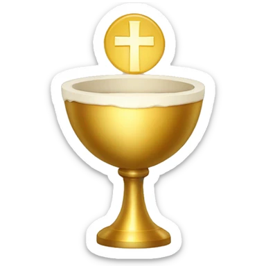 eucharist gold chalice sticker