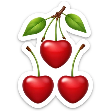 a couple of cherries sticker