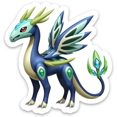 Meloetta-Zygarde-Cresselia-Palkia-Dialga-Electrike-Manectric-Fakémon-fusion, full body sticker