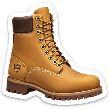 Сделай пару ботинок Timberland в классической расцветке sticker