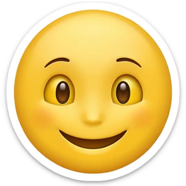 
yellow emoji with text only 1C sticker