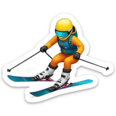 Ski sticker