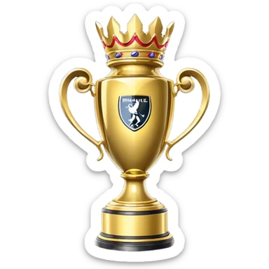 premier league trophy sticker