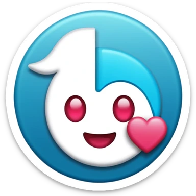 Tiktok mavi tik orjinal sticker