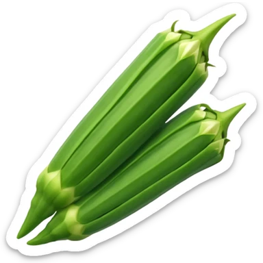 okra sticker