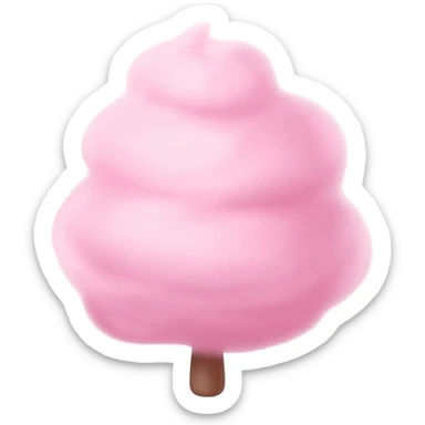 Cotton candy sticker