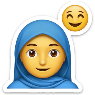 Merhaba emoji olarak mavi tik istiyorum sticker