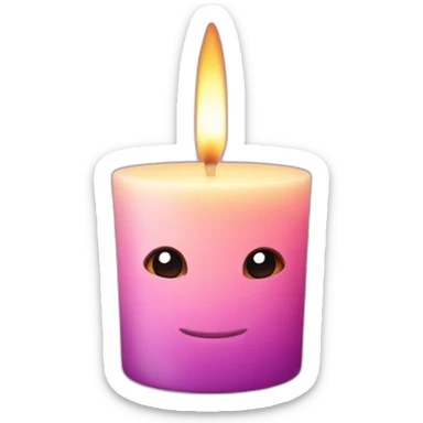 scented candles sticker