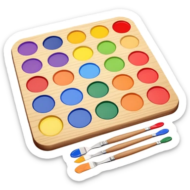 Paint Palettes sticker