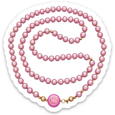 islam tasbih beads, girly colour sticker