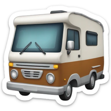 Christmas Camping Car  sticker