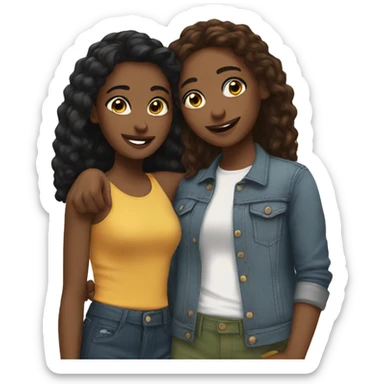 Besties sticker