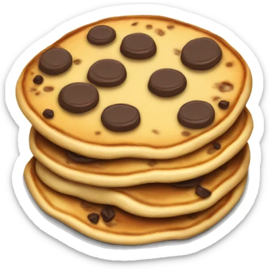 Chocolate chip pancakes  sticker